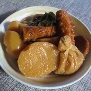 じゃがいもが入った、すき焼き風煮込み(肉なし)